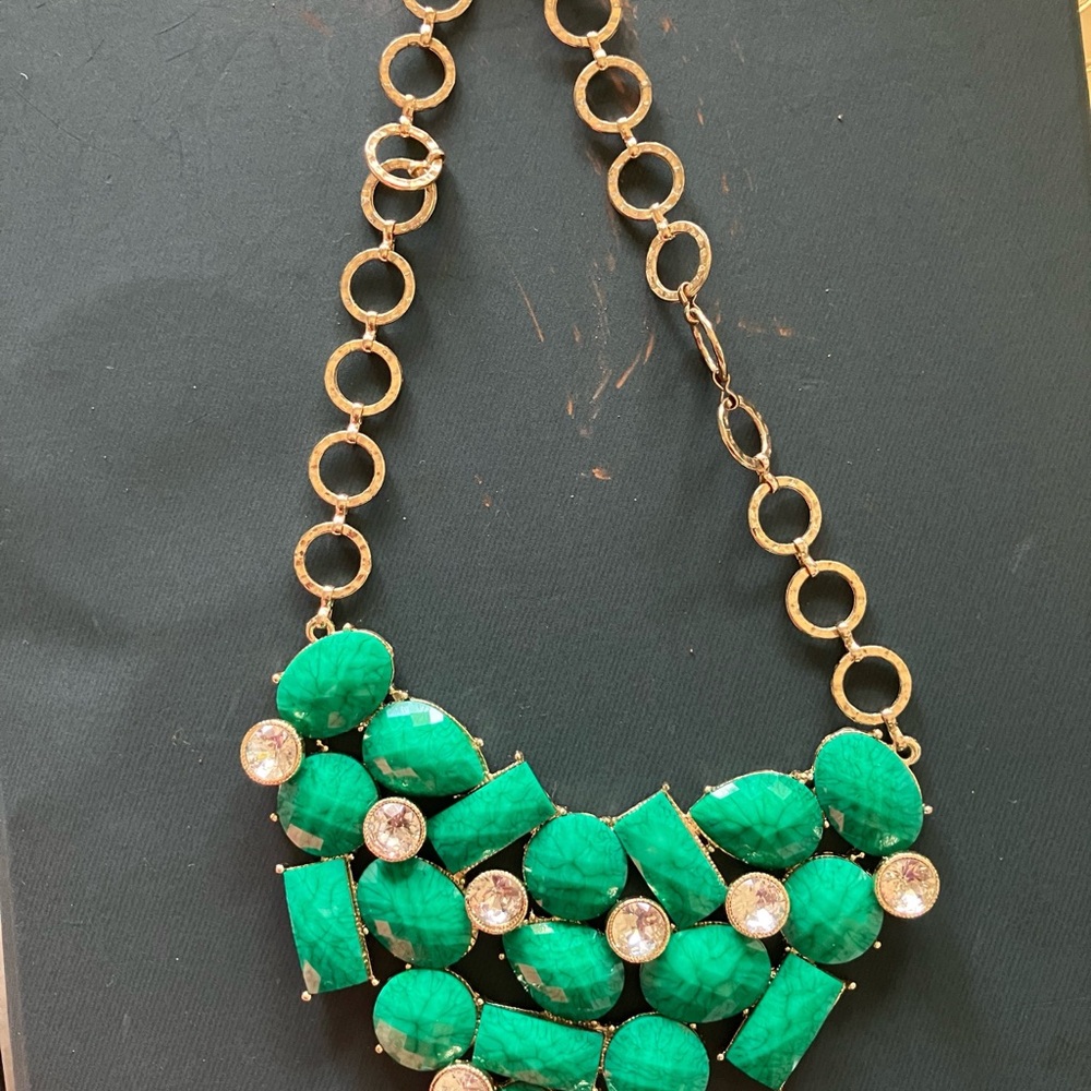 Amrita Singh Green Statement Necklace